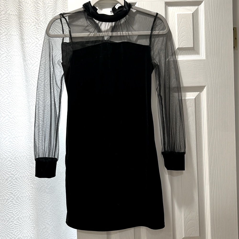 Simple yet Elegant SHEIN Soft Velvety Dress